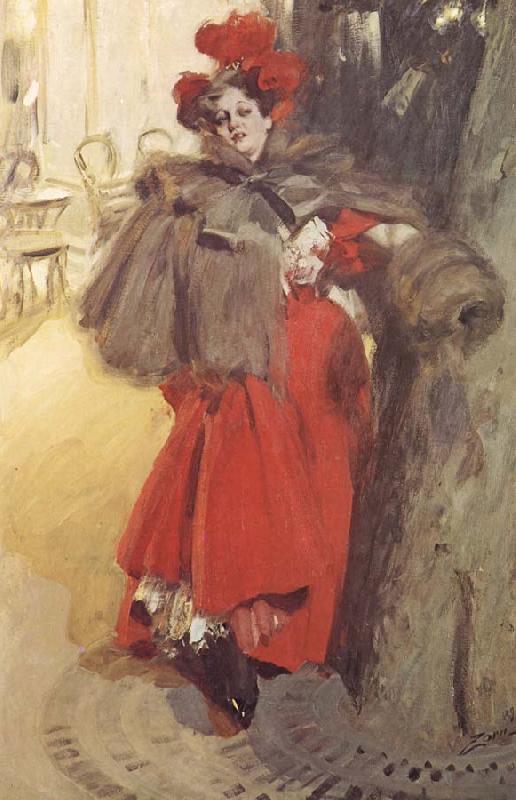 Anders Zorn natteffekt II oil painting picture